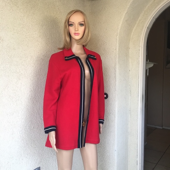 St. John sport red/blue jacket size P(2-4) - Picture 2 of 8